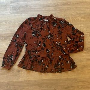 RO&DE Floral Tie Shirt - M